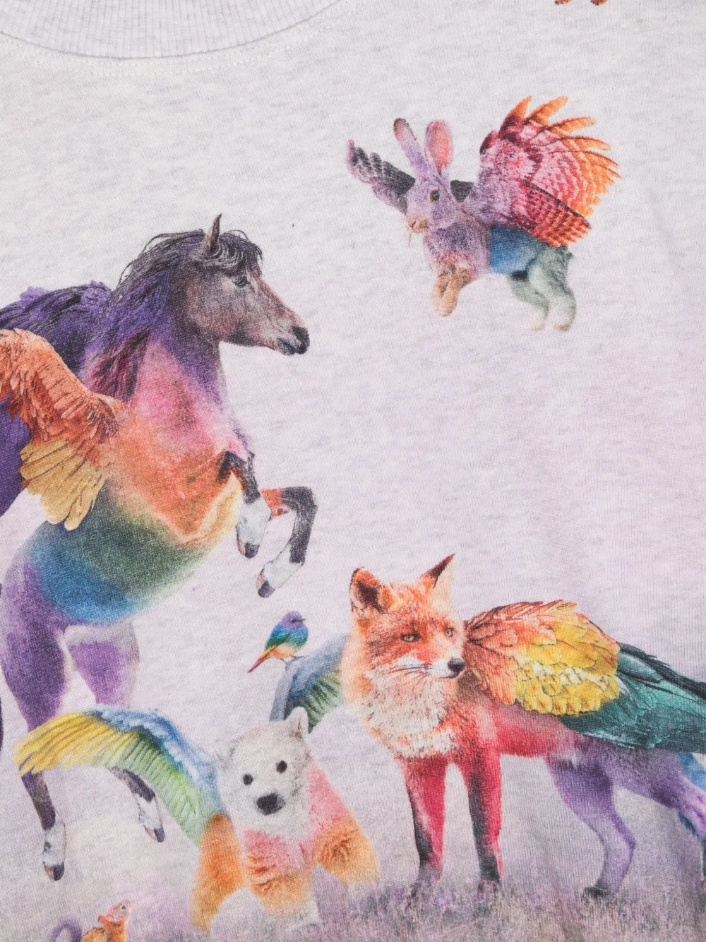 Molo Sweater met grafische print Grijs
