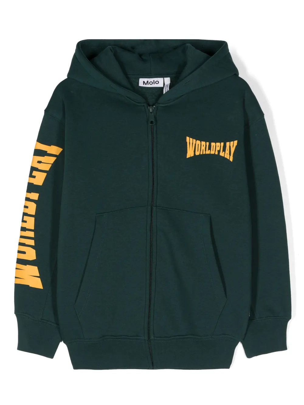 Molo Mazz hoodie met rits Groen