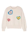 Molo Marge sequin-embellished sweatshirt - Neutrals