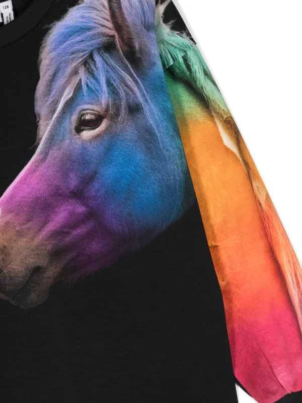 Horse print sweatshirt cheap