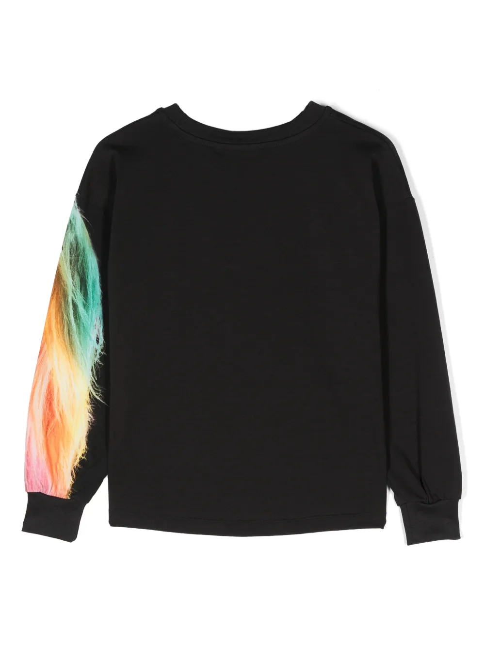 Molo Reniza sweater met paardenprint - Zwart