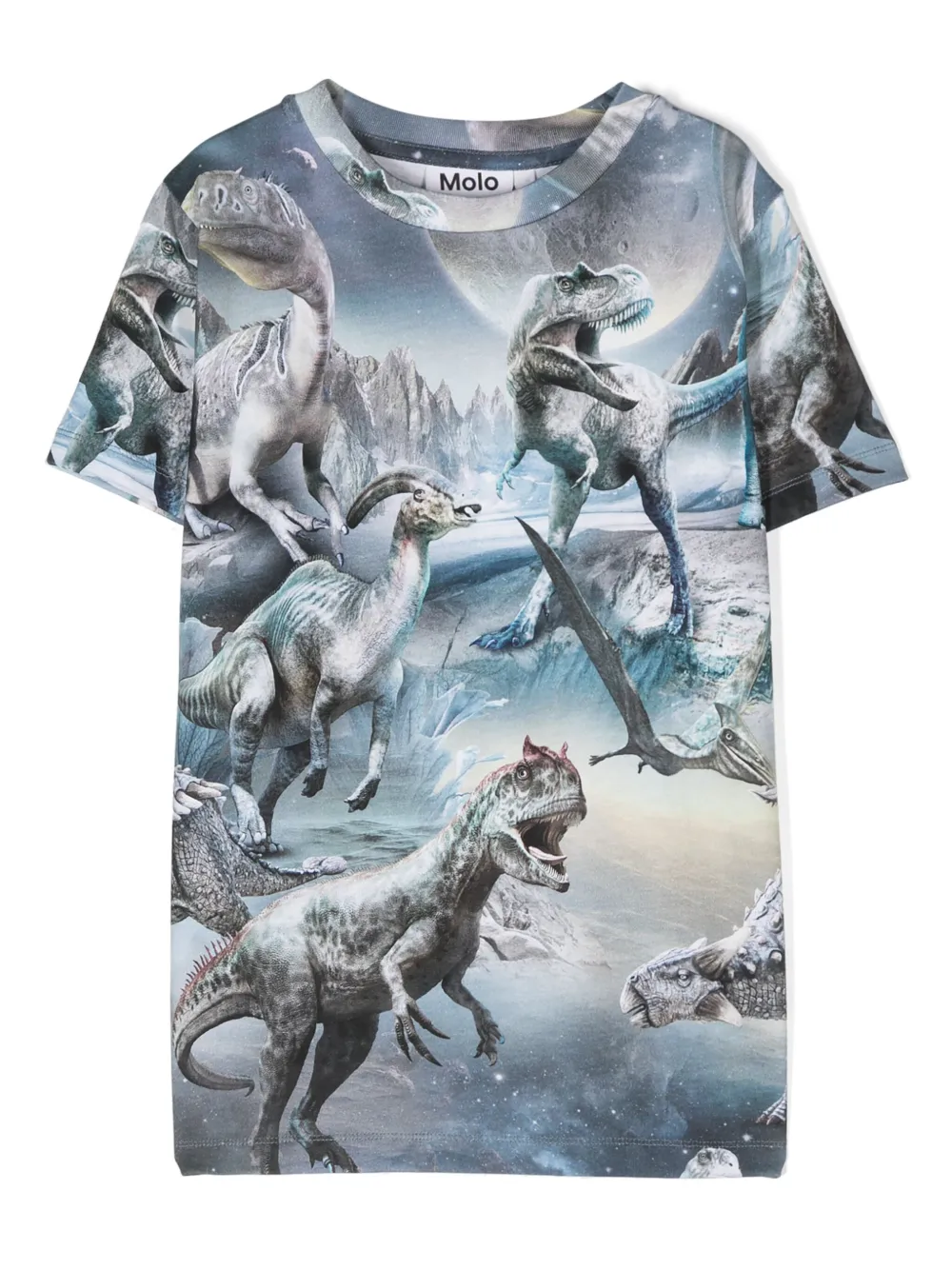 Molo T-shirt met print Blauw