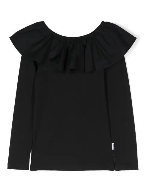 Molo Renate ruffle-collar T-shirt
