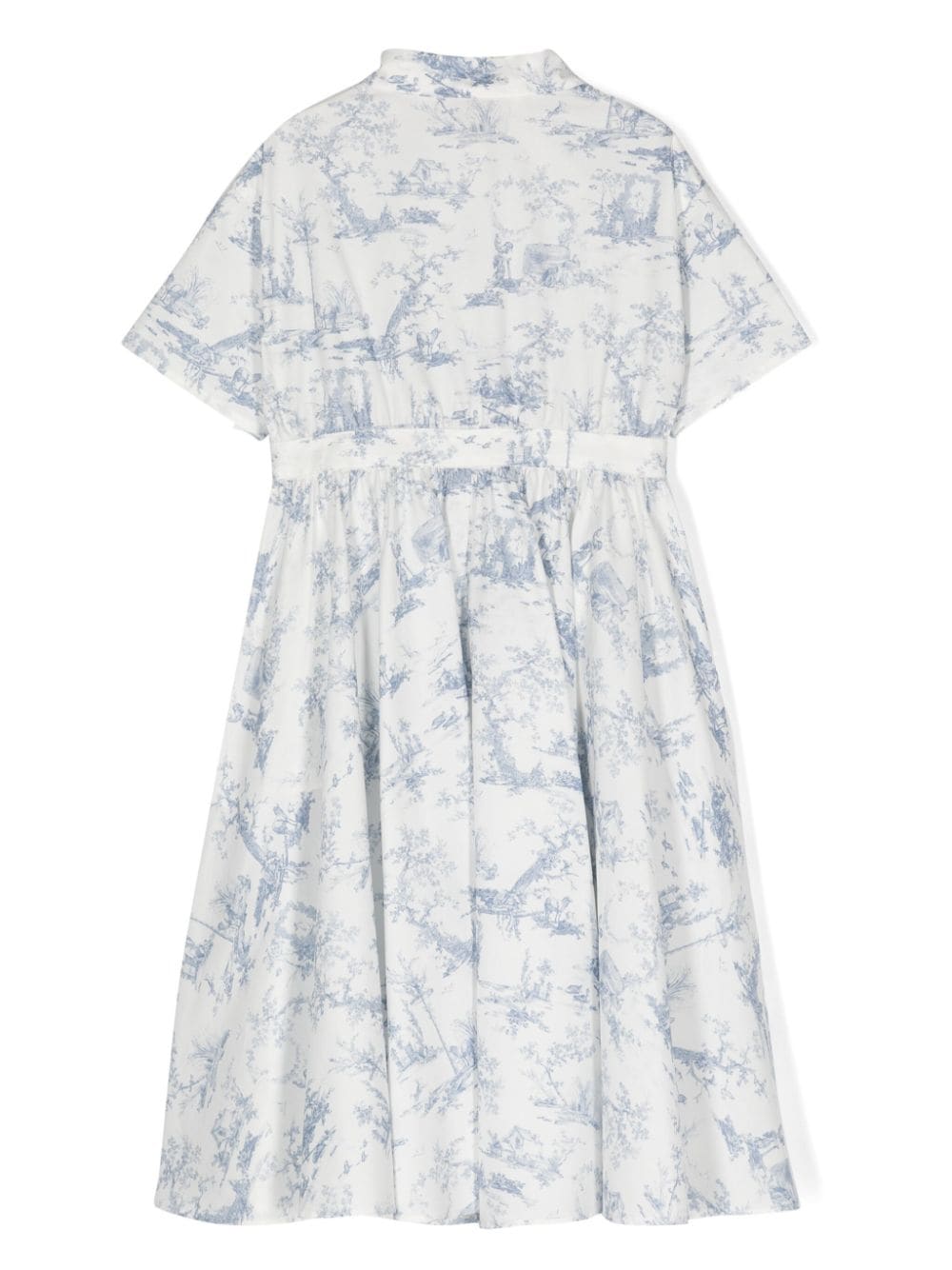 Image 2 of Philosophy Di Lorenzo Serafini Kids Toile de jouy-print cotton dress