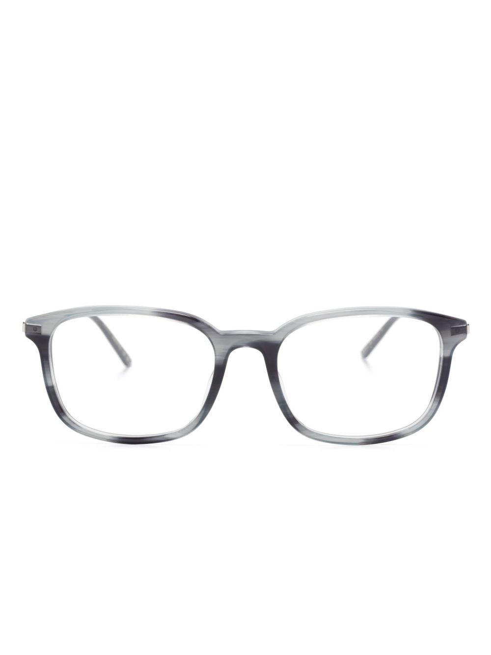 Gucci Tortoiseshell Rectangle-frame Glasses In 灰色
