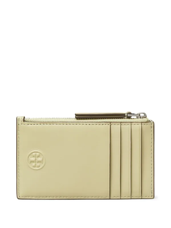 Tory Burch Fleming Soft Leather Cardholder Neutrals FARFETCH ID