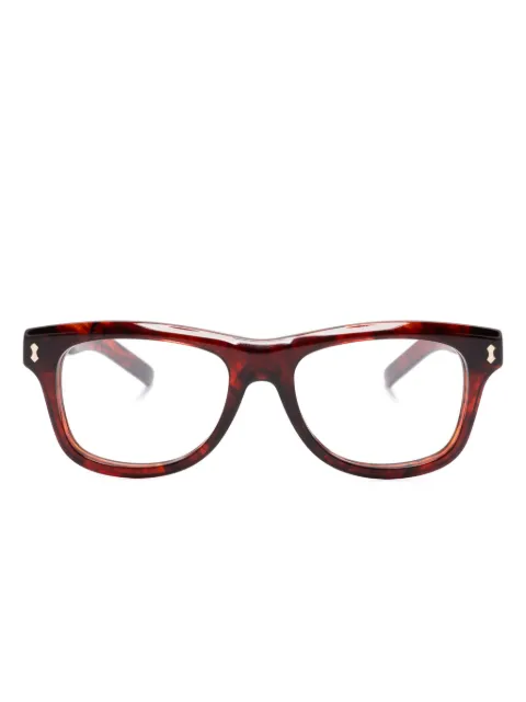 Gucci Eyewear lentes con armazón ovalada