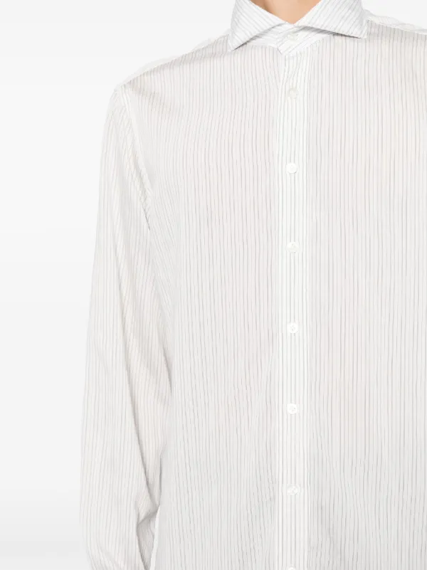 Lardini ストライプ シャツ | ホワイト | FARFETCH JP