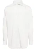 Lardini striped button-up shirt - White