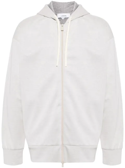 Lardini hoodie con cierre