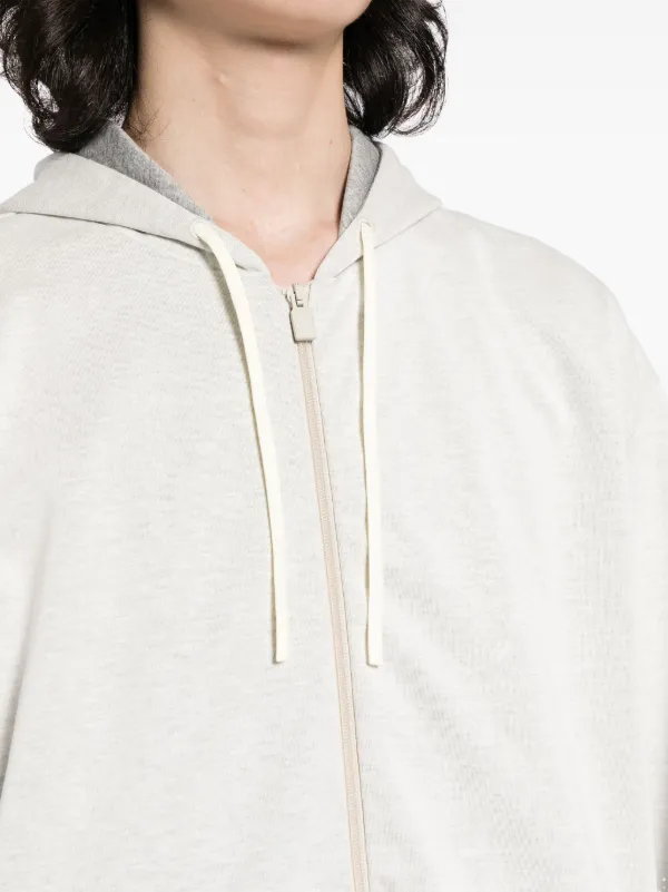 Lardini zip-up Hoodie | White | FARFETCH AZ