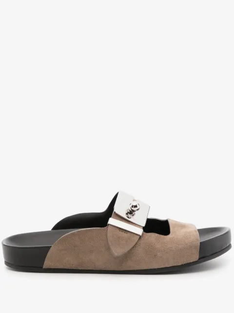 Lanvin  side-buckle leather sandals
