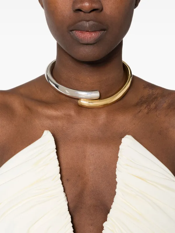 ネックレス・ペンダント FEDERICA TOSI Chain Necklace in Golden Brass Woman Federica Tosi Lace Norah Gold | italist