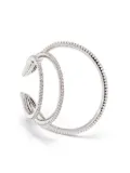 Federica Tosi Jade crystal-embellished ear cuff - Silver