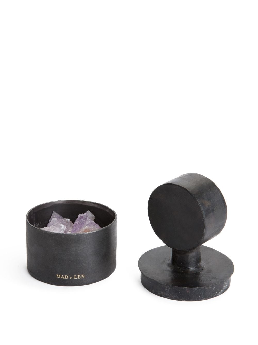Shop Mad Et Len Small Spirituelle Pot Pourri Totem (12cm X 5cm) In Black