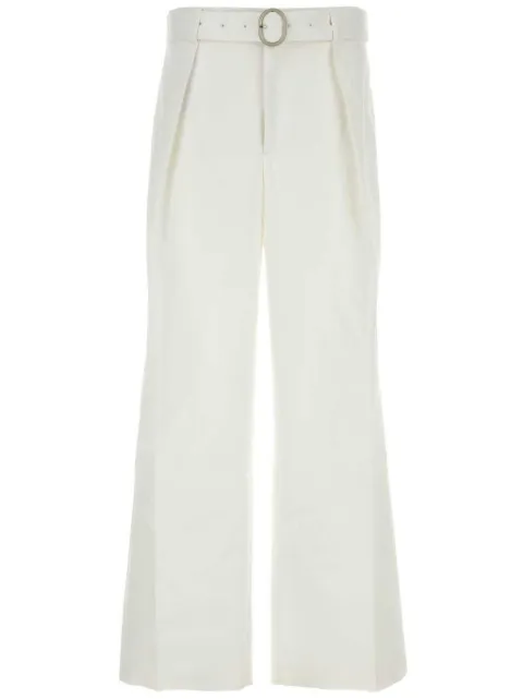 Jil Sander belted wide-leg trousers