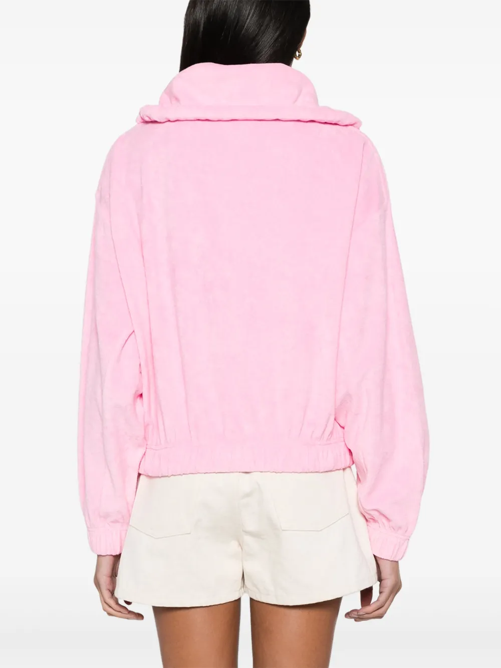Patou Logo-embossed Hoodie In Rosa