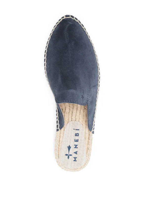 Manebi slip-on Suede Espadrilles | Blue | FARFETCH