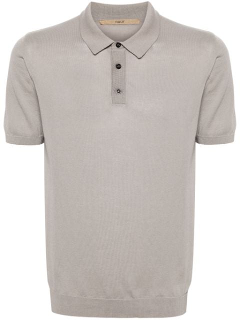 Nuur fine-knit polo top