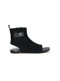 MM6 Maison Margiela Kids open-toe midi boots - Black