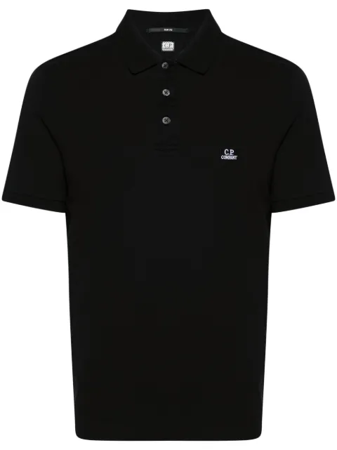 C.P. Company logo-appliqué polo shirt