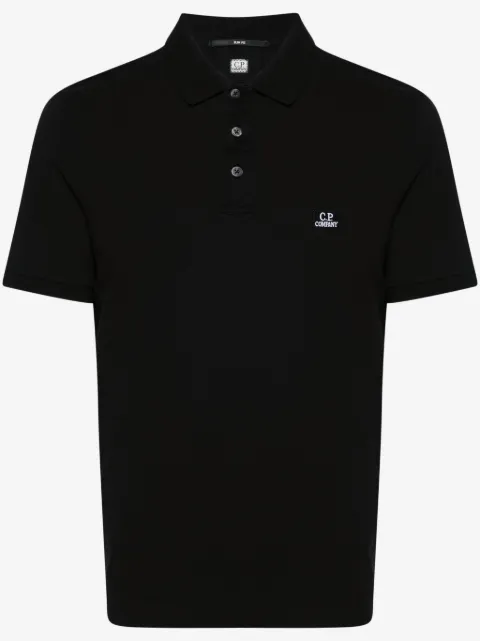 C.P. Company polo à logo appliqué