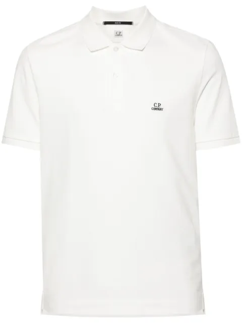 C.P. Company logo-appliqué polo shirt