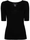 Majestic Filatures V-neck jersey T-shirt - Black