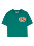 Molo Reinette sequin smile T-shirt - Green