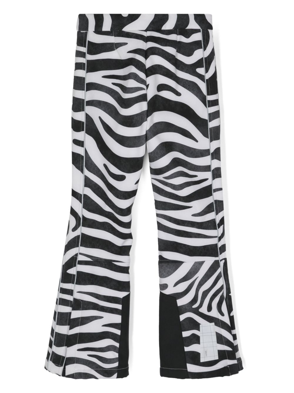 Molo Harli skibroek met zebraprint - Wit