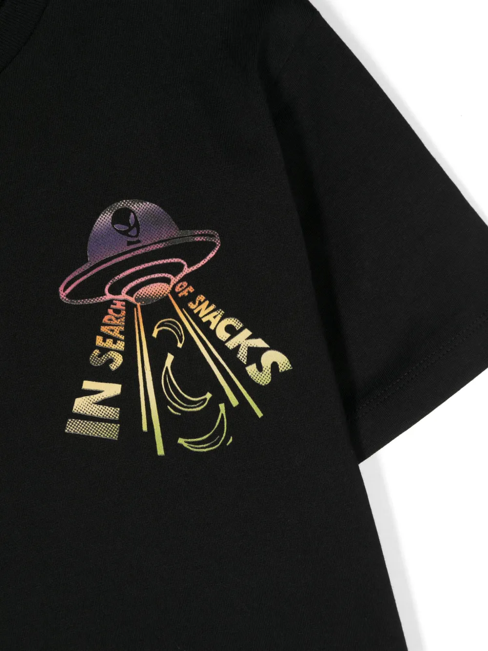 Molo Rodney T-shirt met print Zwart