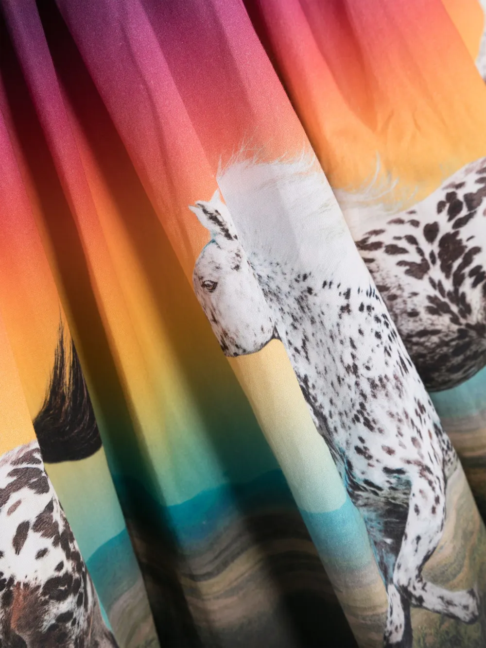 Molo Jurk met print Blauw