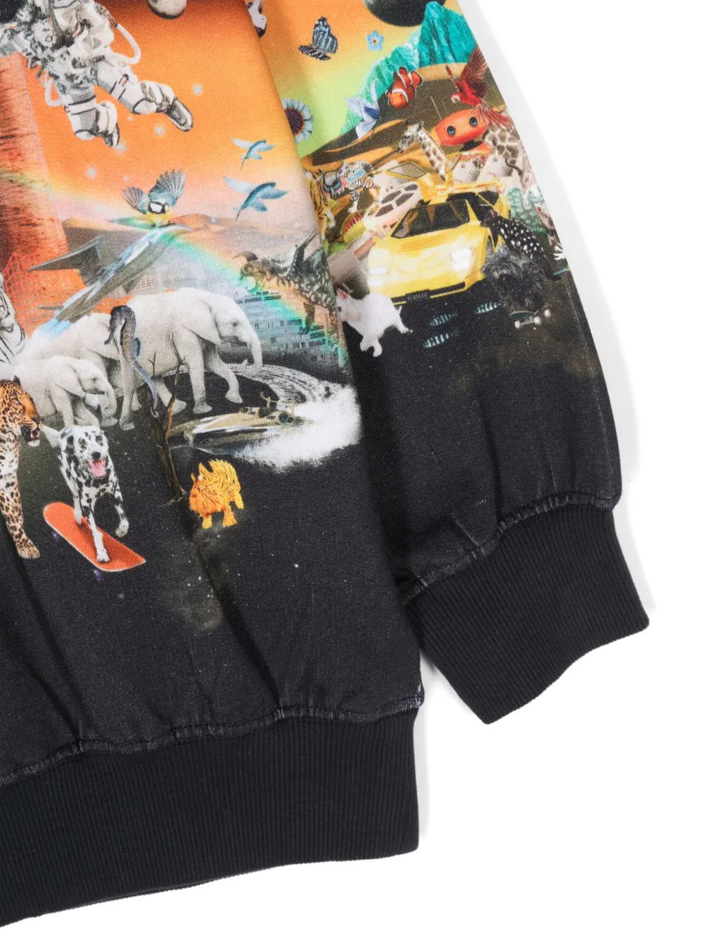 Molo Monti sweater van biologisch katoen Zwart