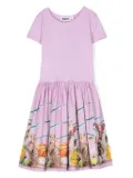 Molo Cissa cat-print dress - Pink