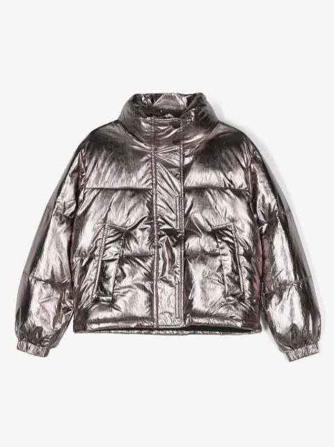Molo metallic quilted jacket