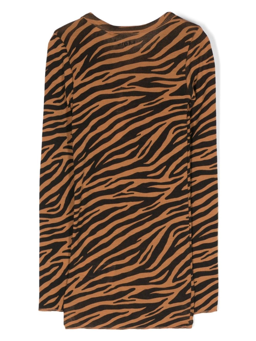 Molo T-shirt met zebraprint en lange mouwen - Bruin