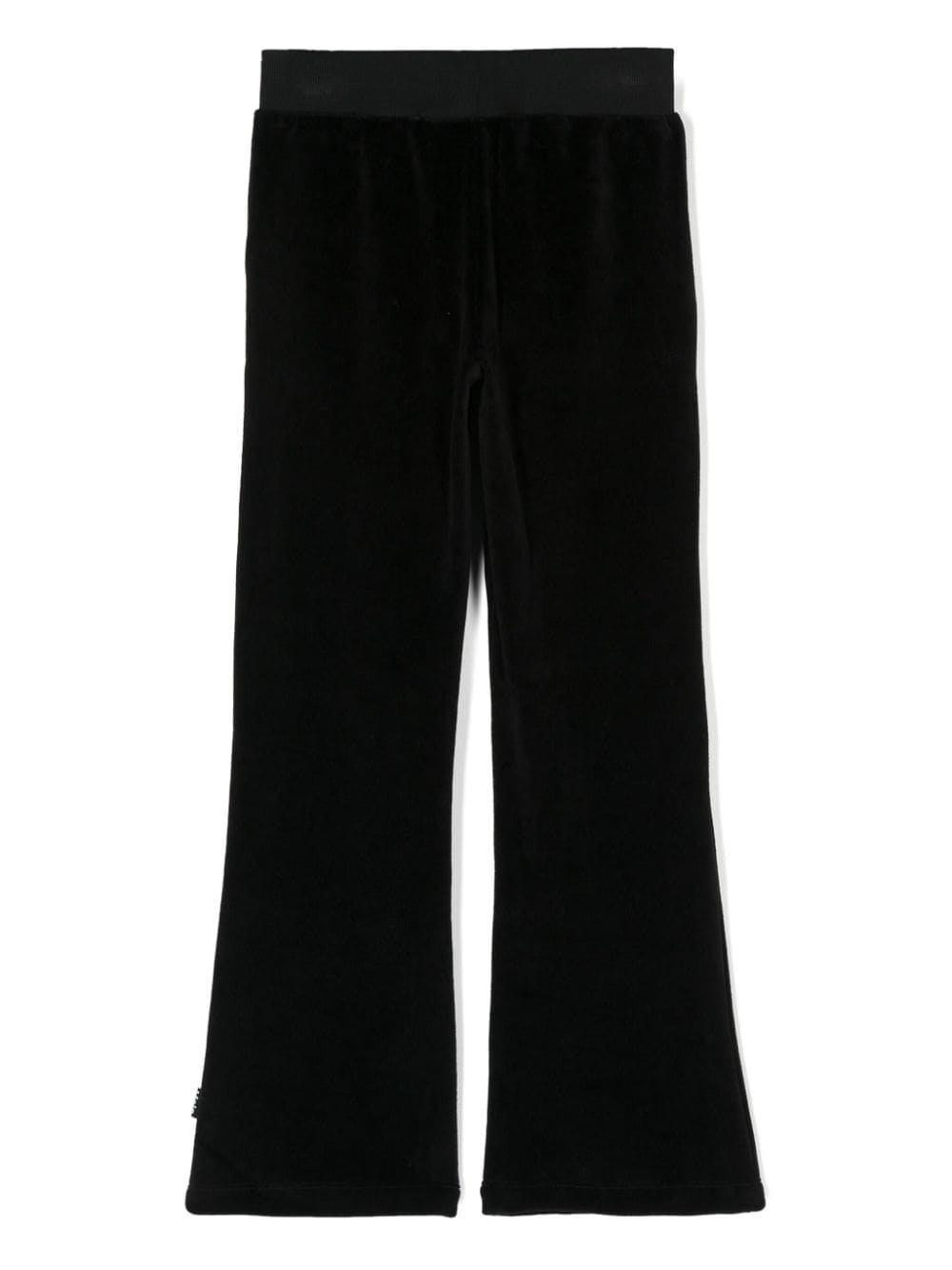 Molo Adoria fluwelen broek met wijde pijpen - Zwart