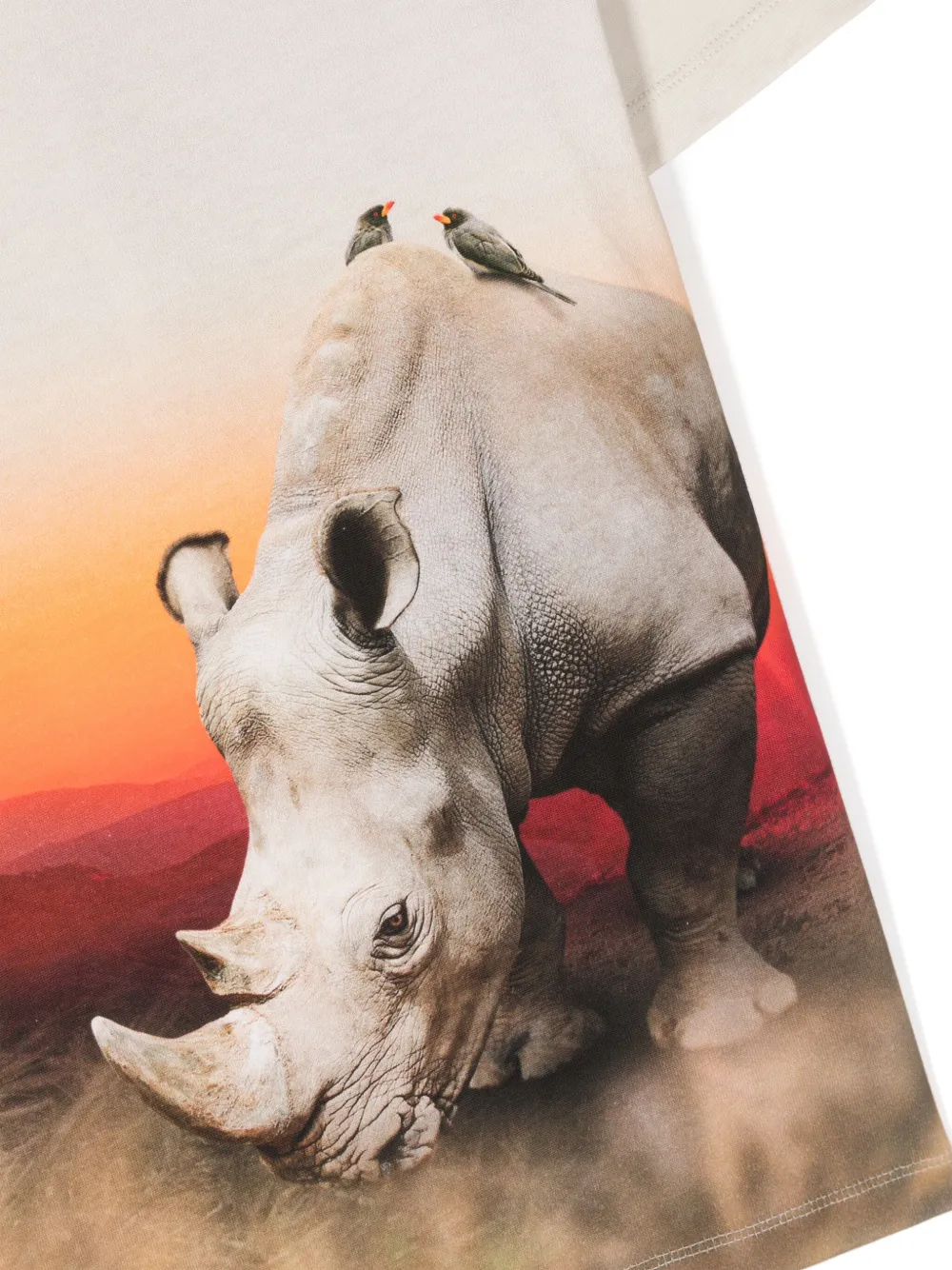 Molo T-shirt met grafische print Beige