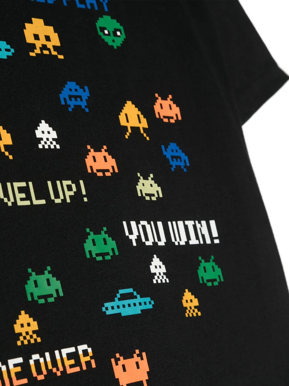 Molo Riley katoenen T-shirt met print Zwart