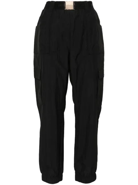 LIU JO logo-plaque poplin trousers