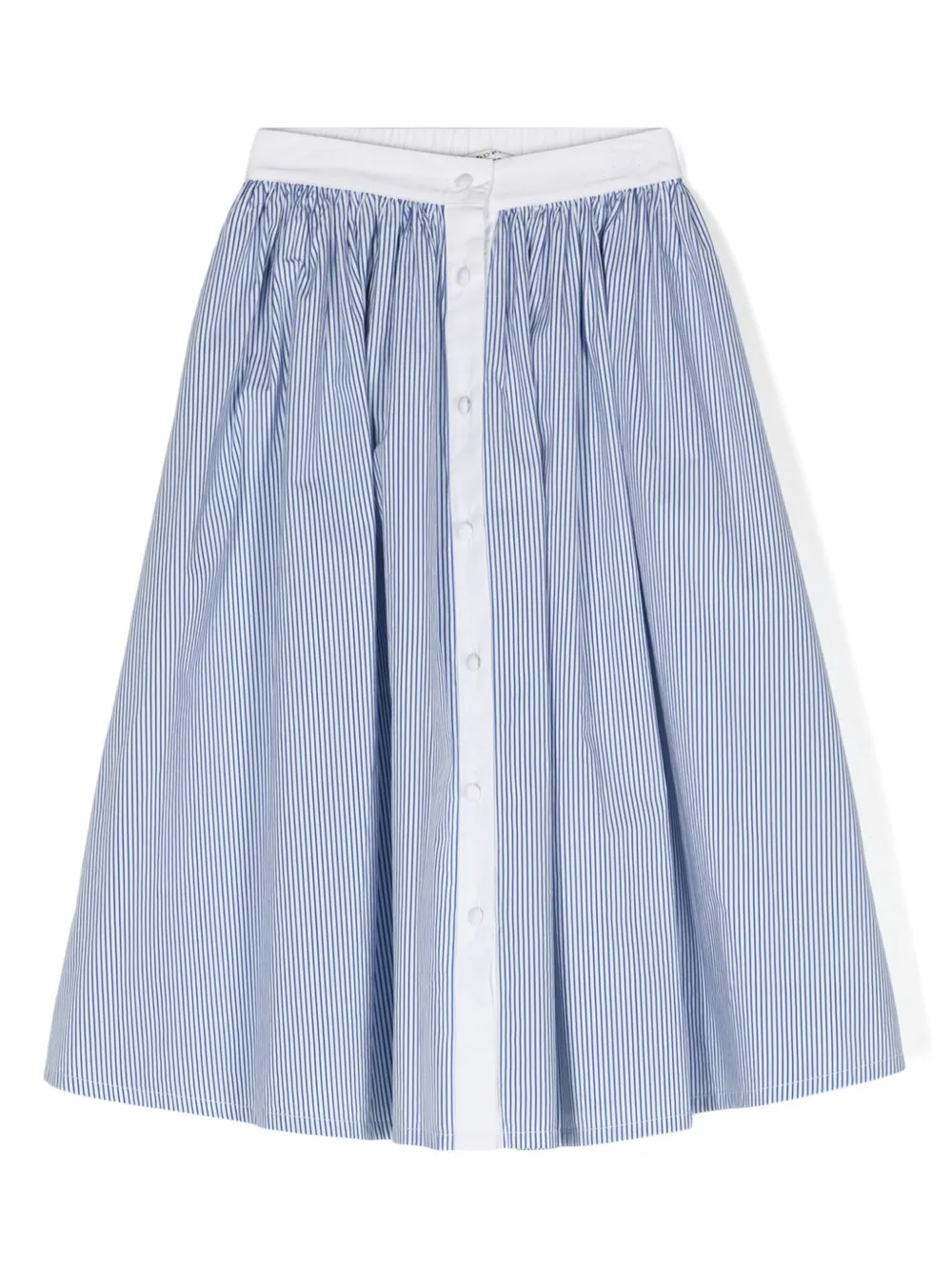 Philosophy Di Lorenzo Serafini Light Blue Dress For Girl With Logo In 蓝色