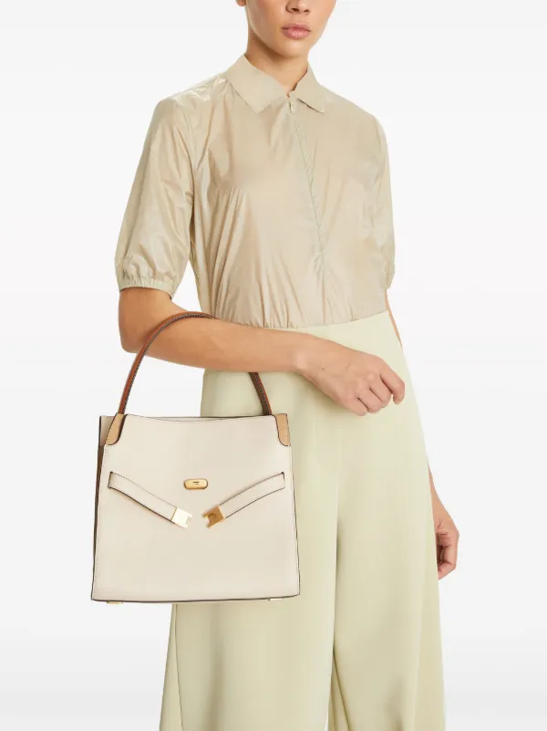 Tory Burch Small Lee Radziwill Tote Bag | Neutrals | FARFETCH