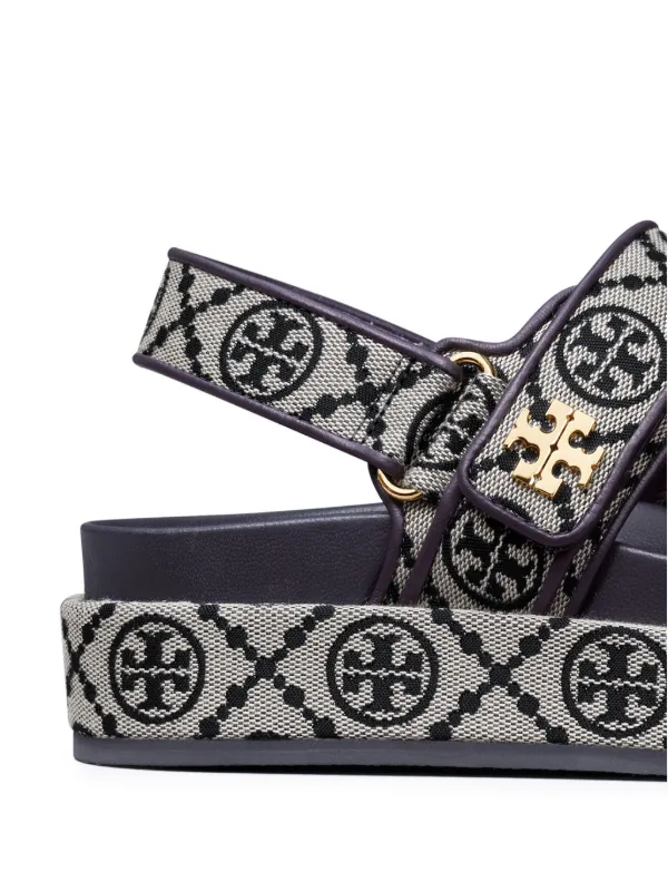 Tory Burch Kira Sport Monogram Sandals - Farfetch