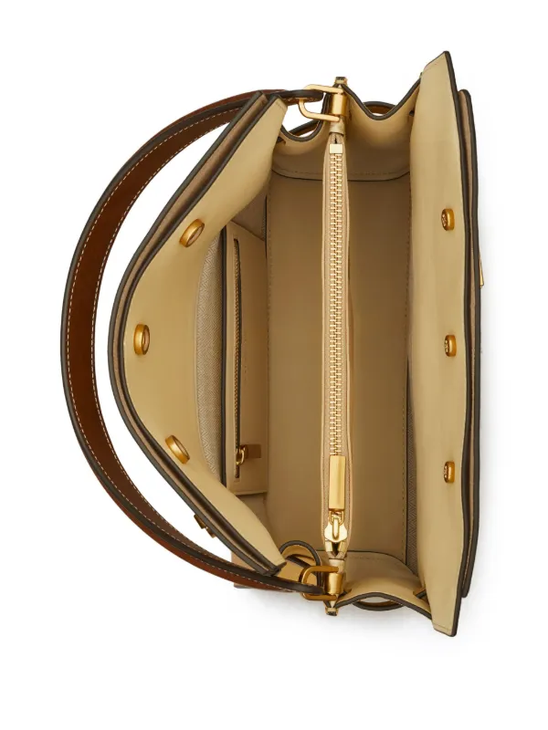 関税込み Tory Burch Lee Radziwill ハンドバッグ S Tory Burch Lee Radziwill ハンドバッグ S | ブラウン | FARFETCH JP