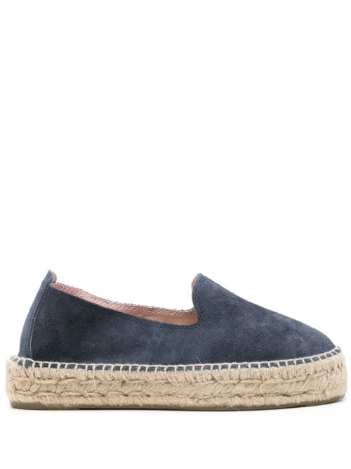 Manebi espadrilles en daim - Bleu - Manebi - Modalova