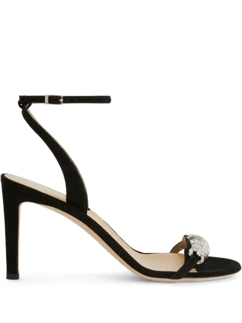 Giuseppe Zanotti Thais crystal-embellished suede sandals