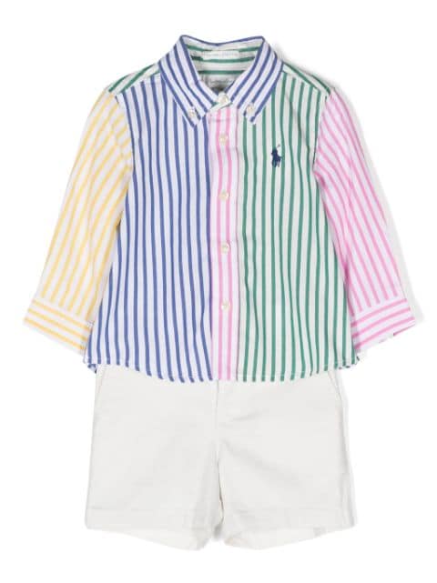 Ralph Lauren Kids Polo Pony cotton shorts set