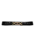 TOM FORD crocodile-effect leather belt - Black
