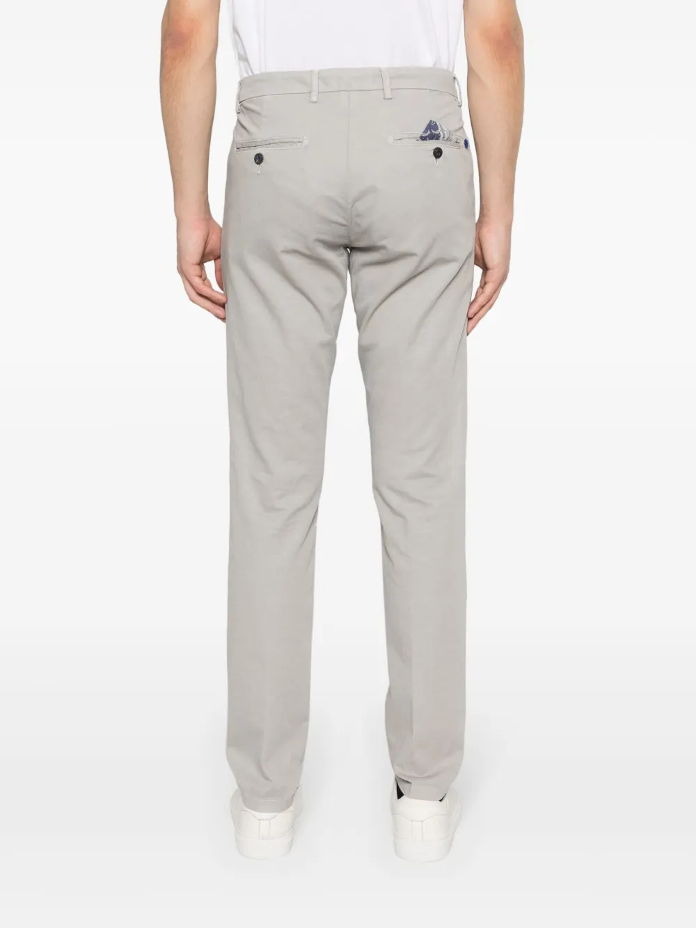 Manuel Ritz Slim-fit chino Grijs