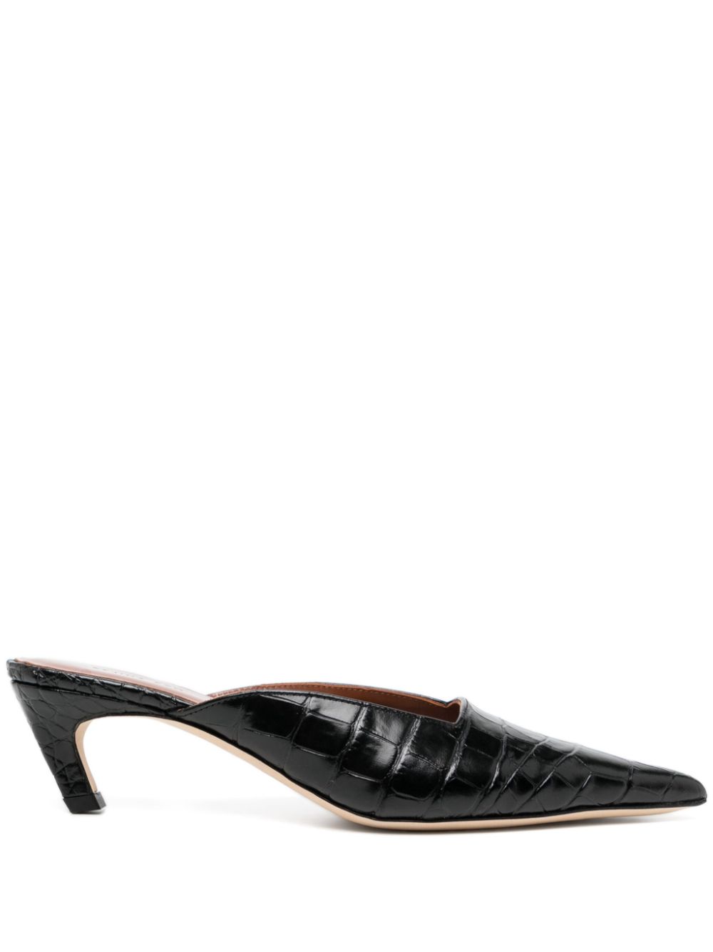 Rejina Pyo 40mm Mathilde mule - Black